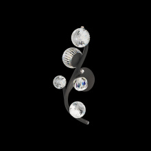 Schonbek Forever SJ22522-717R - Audacity LED 3000K/3500K/4000K/5000K Indoor Wall Lighting in Antique Pewter with Radiance® Crysta