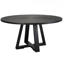 Uttermost 25206 - Uttermost Gidran Dining Table, Black, 2 Cartons