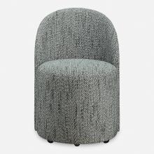 Uttermost 23902 - Uttermost Roll With It Dining Chair, Teal