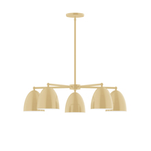 Montclair Light Works CHC417-17 - 5-Light Jill Chandelier, Ivory