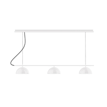 Montclair Light Works CHD431-44-C21 - 3-Light Linear Axis Chandelier