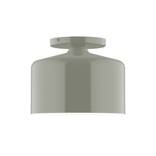 Montclair Light Works FMD419-24 - 8.5" Julia Flush Mount, Moss Green