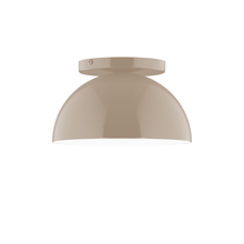 Montclair Light Works FMD431-18 - 8" Arcade Flush Mount, Clay