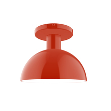 Montclair Light Works FMDX456-26 - 8" Ray Flush Mount, Vermillion