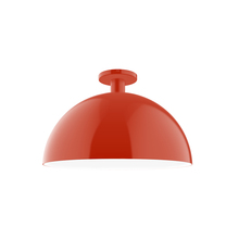 Montclair Light Works FMDX472-26 - 18" Ray Flush Mount, Vermillion