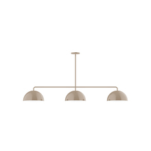 Montclair Light Works MSN432-18 - 3-Light Arcade Linear Pendant, Clay