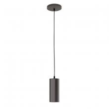 Montclair Light Works PEB418-51-C21 - 3.5" Jordan shade, white cord with canopy, Architectural Bronze