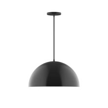 Montclair Light Works PEB433-41 - 18" Arcade Pendant, Black