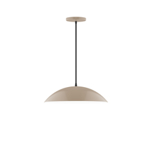 Montclair Light Works PEB438-18 - 16" Plateau Pendant, Clay
