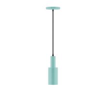 Montclair Light Works PEBX450-48-C21 - 3.5" Spark Pendant, white cord with canopy, Sea Green