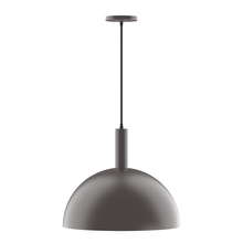 Montclair Light Works PEBX472-57 - 18" Ray Pendant, Bronze Matte