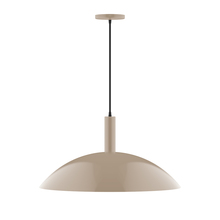 Montclair Light Works PEBX477-18 - 24" Glow Pendant, Clay