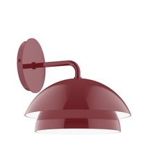 Montclair Light Works SCJX445-55 - 10" Nest Wall Sconce, Barn Red