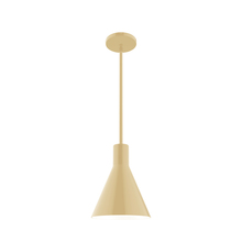 Montclair Light Works STG416-17 - 8" Jerome Stem Hung Pendant, Ivory