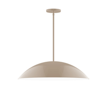 Montclair Light Works STG439-18 - 24" Plateau Stem Hung Pendant, Clay