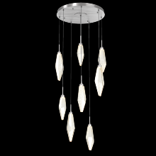 Hammerton CHB0050-08-SN-CA-C01-L3 - Rock Crystal Round 8pc Multi-Pendant
