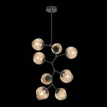 Hammerton CHB0086-VB-MB-GB-001-L3 - Luna 8pc Vine-Matte Black-Geo Inner