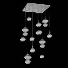 Hammerton CHB0089-12-SN-S-C01-L3 - Mesa Square 12pc Multi-Pendant