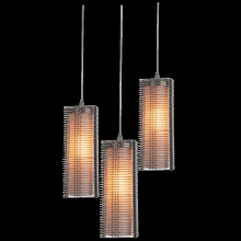 Hammerton CHB0020-08-GP-F-C01-L1 - Downtown Mesh Round 8pc Multi-Pendant