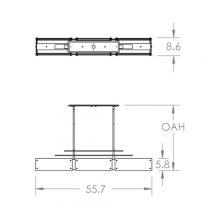 Hammerton PLB0026-0E-GB-IW-001-L3 - Urban Loft Parallel Linear - 55-Inch (LED)