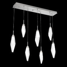 Hammerton PLB0050-07-SN-CC-C01-L3 - Rock Crystal Linear 7pc Multi-Pendant
