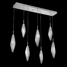 Hammerton PLB0050-07-SN-CS-C01-L3 - Rock Crystal Linear 7pc Multi-Pendant