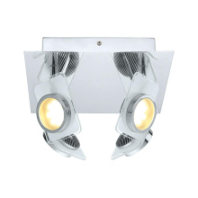 Eglo 200378A - 4 LT Integrated LED Track Light w/ Chrome Finish & Chrome w/ Clear Glass Adjustable Lamp Heads
