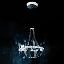 Schonbek 1870 SCE110DN-LB1S - Crystal Empire LED 27IN 3000K 120V Pendant in Grizzly Black with Crystals from Swarovski®