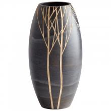 Cyan Designs 06023 - Onyx Winter Vase Black - Small