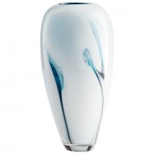 Cyan Designs 10446 - Deep Sky Vase Blue And White - Large