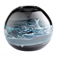 Cyan Designs 10461 - Mescolare Vase Blue And White - Small