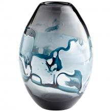 Cyan Designs 10463 - Mescolare Vase Blue And White - Large