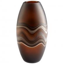 Cyan Designs 10481 - Nina Vase Amber Swirl - Large