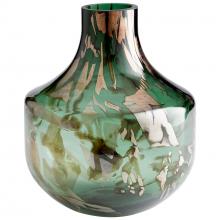 Cyan Designs 10492 - Maisha Vase Green And Gold - Medium