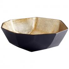 Cyan Designs 10622 - Radia Bowl Matte Black And Gold - Small