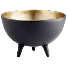 Cyan Designs 10636 - Inca Bowl Matte Black And Gold - Small
