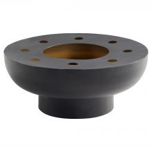 Cyan Designs 11520 - Naktis Bowl Designed by J Kent Martin Black & Brass