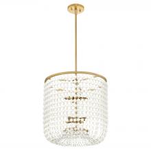 Cyan Designs 11943 - Ophelia Basket Pendant Aged Brass
