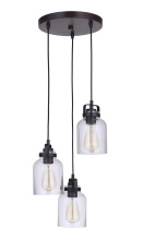 Craftmade 53692-FBDT - 3 Light Pendant