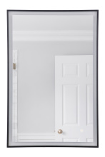 Craftmade MIR113-FB - 24''x36'' LED Rectangular Mirror Framed with Defogger, Touch Button ON/OFF