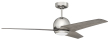 Craftmade NTE52PLN3 - 52" Ceiling Fan w/ 3 Blades, Wi-Fi & LED Light Kit, Damp