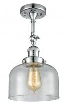 Innovations Lighting 201F-PC-G74 - Bell - 1 Light - 8 inch - Polished Chrome - Adjustable Semi-Flush Mount