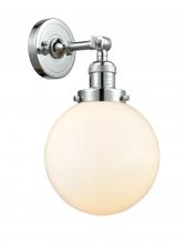 Innovations Lighting 203-PC-G201-8 - Beacon - 1 Light - 8 inch - Polished Chrome - Adjustable Sconce