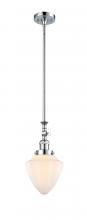 Innovations Lighting 206-PC-G661-7 - Bullet - 1 Light - 7 inch - Polished Chrome - Stem Hung - Adjustable Mini Pendant