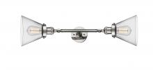 Innovations Lighting 208L-PN-G42 - Cone - 2 Light - 8 inch - Polished Nickel - Adjustable Bath Vanity Light