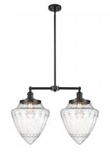 Innovations Lighting 209-OB-G664-12 - Bullet - 2 Light - 24 inch - Oil Rubbed Bronze - Stem Hung - Adjustable Island Light