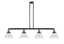 Innovations Lighting 214-BAB-G44 - Cone - 4 Light - 52 inch - Black Antique Brass - Stem Hung - Adjustable Island Light