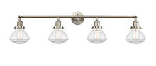 Innovations Lighting 215-SN-G322 - Olean - 4 Light - 43 inch - Brushed Satin Nickel - Adjustable Bath Vanity Light