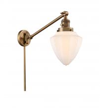 Innovations Lighting 237-BB-G661-7 - Bullet - 1 Light - 7 inch - Brushed Brass -Adjustable Swing Arm