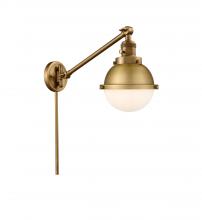 Innovations Lighting 237-BB-HFS-61-BB - Hampden - 1 Light - 7 inch - Brushed Brass -Adjustable Swing Arm